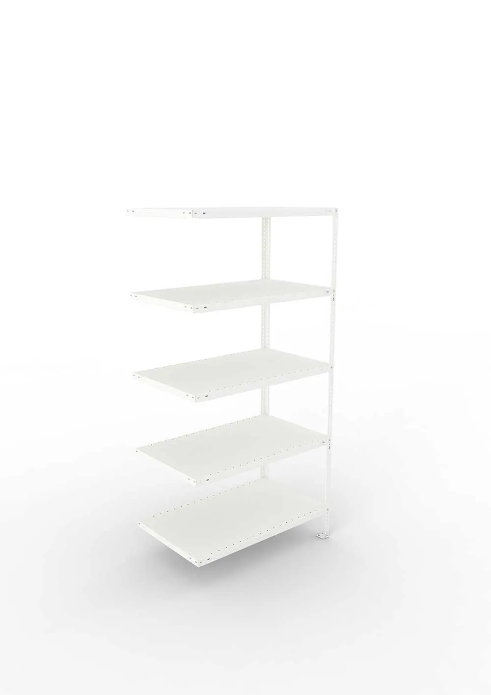 Kellerregal Pro Schraubsystem Anbauregal 200×100×60 cm, 150 kg, 5 Böden